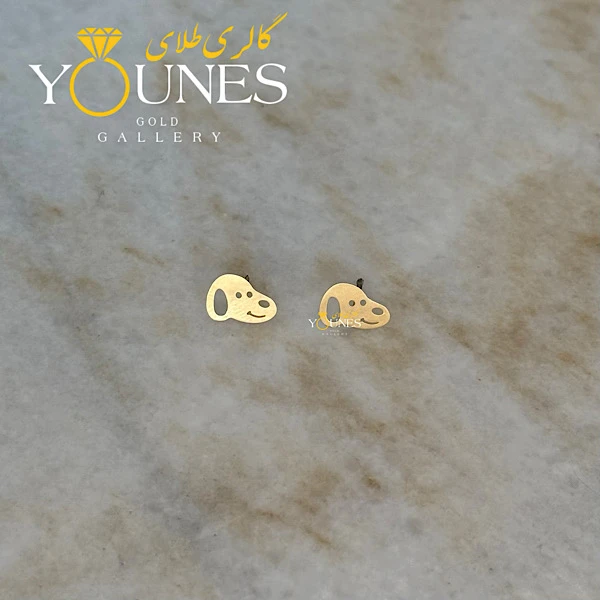گوشواره طلا میخی اسنوپی
